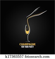 champagne glass bottle design background champagne glass bottle design background