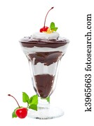 Chocolate sundae