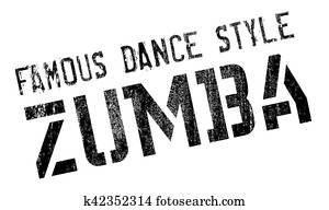 Famous dance style, zumba stamp Famous dance style, zumba stamp