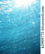 Light rays underwater Light rays underwater