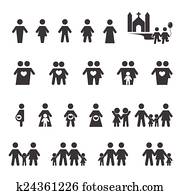 people and family icon