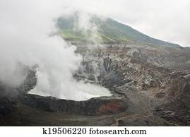 Poas Volcano Crater