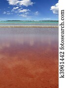 Ses Salines Formentera colorful saltworks horizon