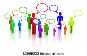 אנשים מדברים