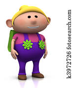 first day of school - girl smiling