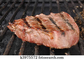 Rundvlees Lende Bovenzijde Sirloin Biefstuk Op De Grill Stock Foto K4049987 Fotosearch