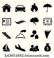 versicherung, und, katastrophe, symbol, satz versicherung, und, katastrophe, symbol, satz