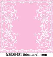 Abstract pink feminine background