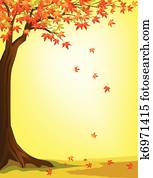 Autumn tree background Autumn tree background