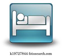 Icon, Button, Pictogram Hotel, Lodging Icon, Button, Pictogram Hotel, Lodging