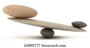 Pebble stability scales with large and small stones