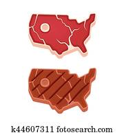 ארהב, בשר, סטייק