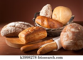 assortment of baked bread assortment of baked bread