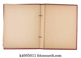 Blank Pages of an Old Scrap Book