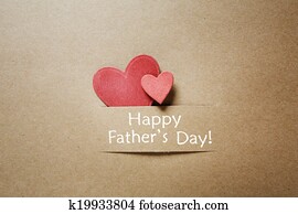 día de padres, mensaje, con, rojo, corazones