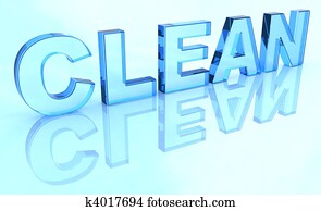 Crystal clean sign Crystal clean sign