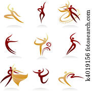 Dancing sillhuettes Dancing sillhuettes