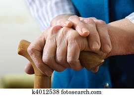 hands of seniors