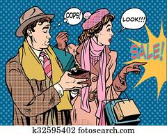 Husband and wife Christmas sales