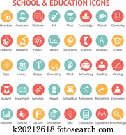 satz, von, schule, und, bildung, heiligenbilder