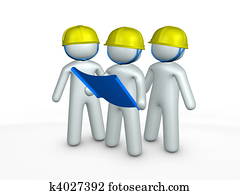 3d image, contractors, blueprint, construction site 3d image, contractors, blueprint, construction site