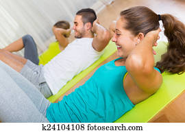 classe aptidão, em, desporto, clube