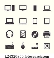 computer icon set computer icon set