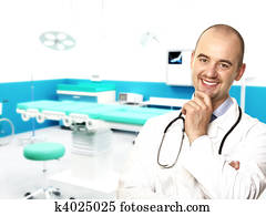 confident young doctor