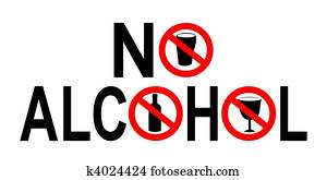 no alcohol sign no alcohol sign