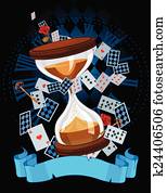 piesčina, merať čas