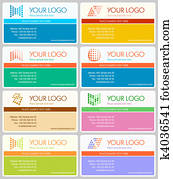 Business card set Business card set
