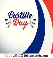 dia bastille, desenho