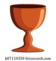 Isolated communion chalice Isolated communion chalice