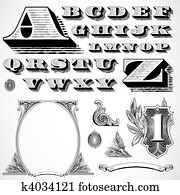 vector, dinero, elementos