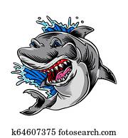 Angry shark Angry shark
