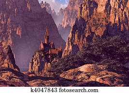 Castle in Deep Canyon Castle in Deep Canyon