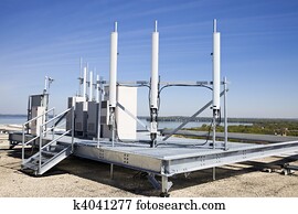 Cellular equipment on the roof