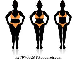 female silhouette female silhouette