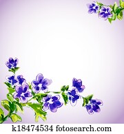 frühjahrsblumen, einladung, schablone frühjahrsblumen, einladung, schablone