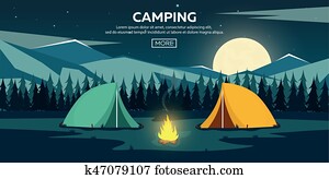 summer, camp., nacht, Camping., Campfire., kiefernwald, und, felsig, berge., sternennacht, und, moonlight., natur, landschaft. summer, camp., nacht, Camping., Campfire., kiefernwald, und, felsig, berge., sternennacht, und, moonlight., natur, landschaft.