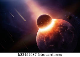 When planets collide