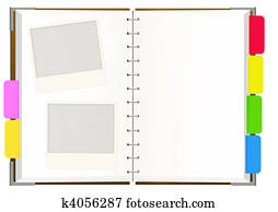 Notebook with empty pages Notebook with empty pages