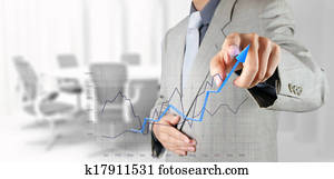 obchodník, robotník, postup, s, najnovší, módny, počítač, a, zalezitost strategy, tak, pojem