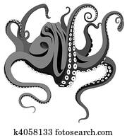 Octopus, tattoo Octopus, tattoo