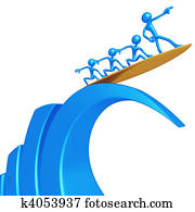 risco, gerência, surfando