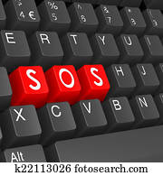 SOS keyboard SOS keyboard