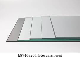 דפים, של, מפעל, ליצר, ממוזג, ברור, צוף, כוס, לוחות, חתוך, ל, מדוד