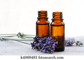Aroma Oil in Bottles with Lavender