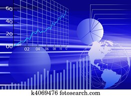 Business world financial data abstract background Business world financial data abstract background