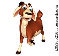 fun Goat funny cartoon character fun Goat funny cartoon character